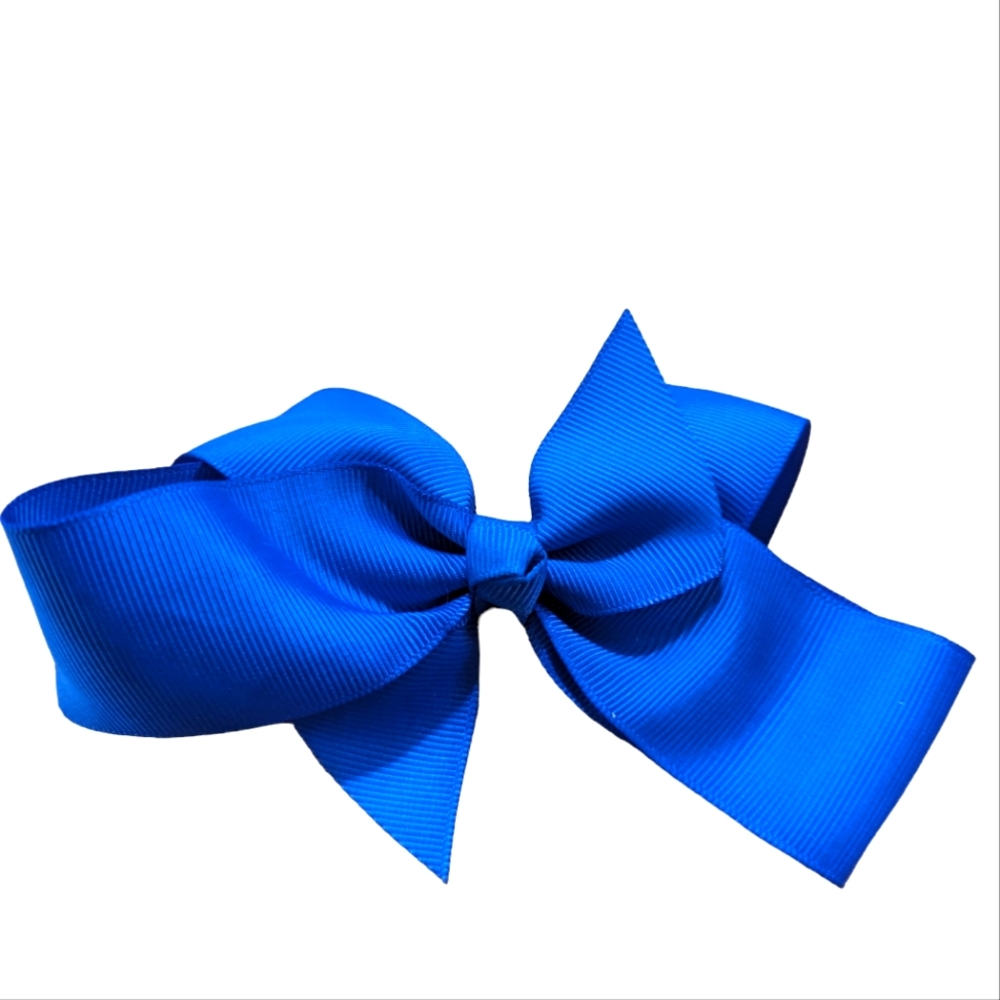 Royal Blue Hair Clip Bow Accessory